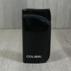 Colibri Falcon Metallic Single Jet Lighter - Black